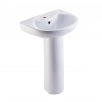 {{photo.Alt || photo.Description || 'Умывальник-тюльпан "Комфорт-50" белый  (с пьед.Триумф) (Rosa)'}}