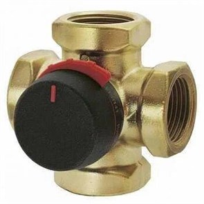Четырехходовой поворотный смесительный клапан TIM - ZEISSLER - 1"  [1 шт], арт. BL3814 BL3814