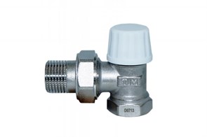 Отсчечной угловой радиаторный вентиль TIM - ZEISSLER - 1/2" гайка/штуцер  [6 шт.], арт. RS521.02 RS521.02