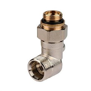 Угловой узел нижнего подключения раздельный TIM 3/4"x3/4" (мультифлекс) под отвертку  [25 шт.], арт. ME321AC ME321AC