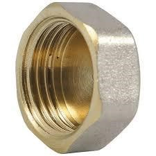 Заглушка никелированная TIM 3/4" гайка  [10 шт], арт. GM003N GM003N