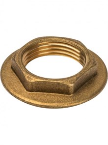 Контргайка латунная TIM 3/4" с ребордой  [10 шт.], арт. DF003 DF003