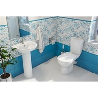 {{photo.Alt || photo.Description || 'Унитаз-компакт "Комфорт" белый (косой, нижн, сид.полип., 2-кн.арм) (Rosa)'}}