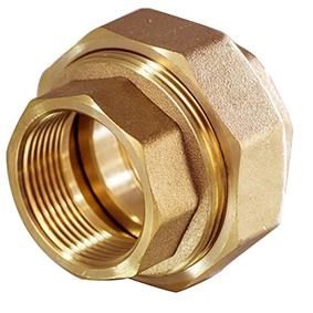 Латунная американка TIM 3/4" прямого соединения гайка/гайка  [5 шт.], арт. HKS033 HKS033