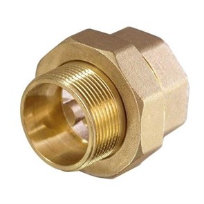 Латунная американка TIM 1 1/4" прямого соединения гайка/штуцер  [4 шт.], арт. HJS055 HJS055