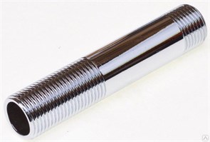 Сгон хромированный TIM 1/2" - 80мм штуцер/штуцер  [10 шт], арт. A-SM022-80 A-SM022-80