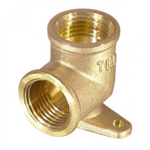 Установочный угол с креплением TIM 1/2" гайка/гайка  [10 шт], арт. DZLF022 DZLF022