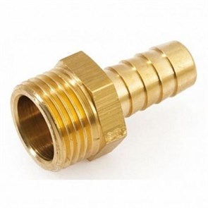 Штуцер латунный для шлангов TIM 1/2" штуцер -8мм  [10 шт], арт. SM02-08 SM02-08