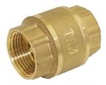 Обратный клапан с металлическим штоком TIM - 1" гайка / гайка  [1 шт], арт. JH-1012std JH-1012std