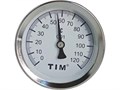Термометр малый TIM Ф63,  1/2", 0 - 120 гр.  [1 шт.], арт. Y-63A-50-120 Y-63A-50-120