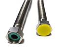 Сильфонная подводка TIM для газа и воды -  1/2" [ 150 см ] гайка / гайка  [10 шт], арт. C-G26-15 C-G26-15