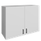 шкаф навесной кухонный с сушкой 80 белый (2 места) 510099