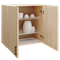 шкаф навесной кухонный с сушкой 60 венге светлое (дуб млечный) (2 места) 525828