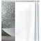 Штора для ванной PEVA эконом 180*180 белая с кольцами 526318