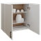 шкаф навесной кухонный с сушкой 60 белый (2 места) 510097
