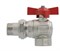 Кран шаровой со сгоном угловой 1/2'' бабочка ITAP IDEAL 298 527662