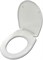 Сиденье для унитаза "Каскада" голубовато-белое ИНКОЭР 530174