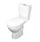 Унитаз-компакт "Рио" белый (гориз, нижн, сид. полип., 2-кн.арм.) (Rosa) 531480