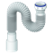 Гофра 1 1/2"*40/50 D85 (800 мм) с гайкой, плоская прокладка UNICORN 533313