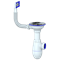 Сифон 3 1/2*40 B410 с прямоуг. переливом  UNICORN 533277