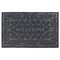 Коврик резиновый 40*60 см "welcome" черный 533577