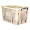 Контейнер д/хранения 35л слоновая кость Уличное Кафе 533707