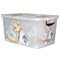 Контейнер д/хранения 50л прозрачный Мишка и Котёнок 534321