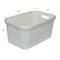 Корзина д/белья без крышки прямоугольная 32л  РОТАНГ белая 534411