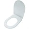 Сиденье для унитаза "Комфорт" голубовато-белое ИНКОЭР (металл. крепл.) 535193