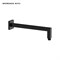 Держатель верхнего душа 40 см Remer, черный матовый 869958