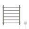 Полотенцесушитель электрический ЛЦ 60х50 6 перекл ПРЯМОЙ правый (кнопочный выкл, 255 Вт) ZOX 541762