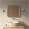Зеркало MIXLINE "Стив-2" 700*685 (ШВ) сенсорный выключатель, светодиодная подсветка + подогрев 542565
