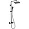 Душевая система для ванны термостатическая верхний душ круглый 25см 863201