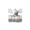 Кран шаровой 1/2'' вн/вн бабочка БЕЛАЯ LD PRIDE 544493