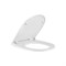 Сиденье для унитаза Best белое дюр.нерж.кр. "Best/Аттика" (Sanita/Sanita Lux) 548131