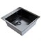 Мойка настол.монтаж 53х43 (3,0) вып 3 1/2  MIXLINE PRO с ФАСКОЙ 22см с сифоном (черный графит) 547234