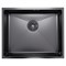 Мойка подст.монтаж 53х43 (3,0) вып 3 1/2  MIXLINE PRO 22см с сифоном (черный графит) 547232