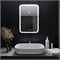 Зеркало MIXLINE "Мальта-3" 550*800 (ШВ) сенсорный выключатель, часы внешней настройки + подогрев 548625