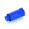 Заглушка монтажная Н 1/2" с прокладкой O-Ring, синяя 862983