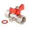 Кран д/маном шаровой 1/2''вн -1/4''вн накид гайка VT.807.N.0402 VALTEC 538982