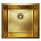 Мойка подст.монтаж 45х42 (3,0) вып 3 1/2  MIXLINE PRO 20см с сифоном (золото) 548566