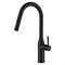 Смеситель для кухни 35к G4398-46 GAPPO нерж. сталь, высокий выдвижной излив, ЧЕРНЫЙ 549413