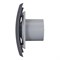 Вентилятор вытяжной D100 BREEZE 4С с обратным клапаном Dark gray metal DICITI 549915