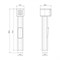 Лейка гигиеническая IDDIS AXE1F1Bi20 Аксес (Axes) ЧЕРНЫЙ матовый, коробка 550135