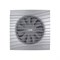 Вентилятор вытяжной D100 SILENT 4С gray metal с обратным клапаном  DICITI 550157