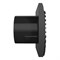 Вентилятор вытяжной D100 SILENT 4С Matt black с обратным клапаном  DICITI 550159