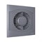 Вентилятор вытяжной D100 SLIM 4С dark gray metal с обратным клапаном  DICITI 550161