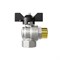Кран угловой шаровой 1/2'' - 1/2'' вн/нар бабочка LD PRIDE 552306