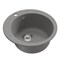Мойкa ML-GM13 КОМФОРТ круглая, темно-серая (309), 495мм (глуб. чаши 200) 551891