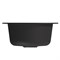 Мойкa ML-GM13 КОМФОРТ круглая, черная (308), 495мм (глуб. чаши 200) 551890